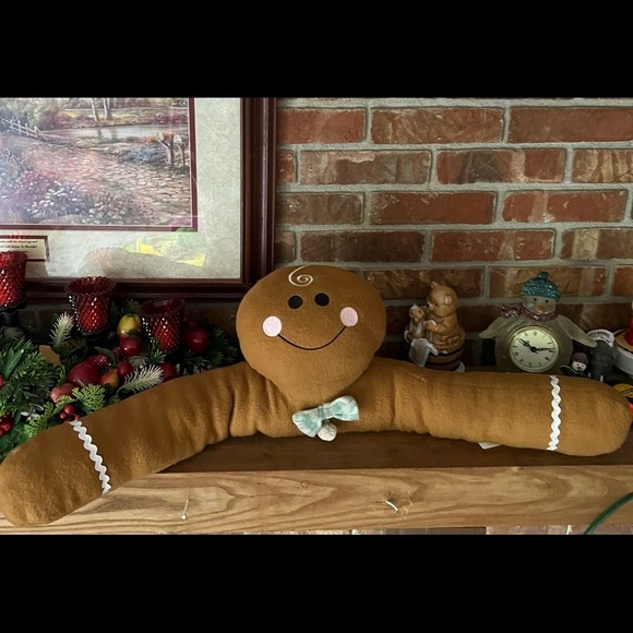 Rare Vintage Large Gingerbread Man 3 Foot Decor